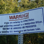 Illegal Immigration Sign