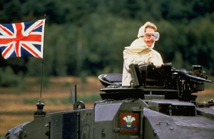 Thatcher in Tank