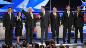 One of the many 2012 GOP presidential debates.