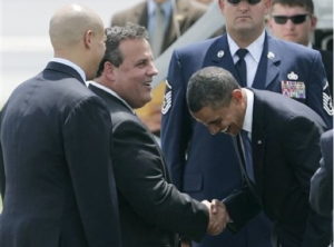 Obama Bows to Christie