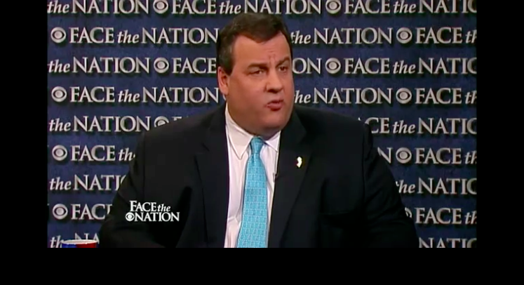 VIDEO: Christie “Faces” the Nation and Accuses Santorum of “Naked Opportunism”
