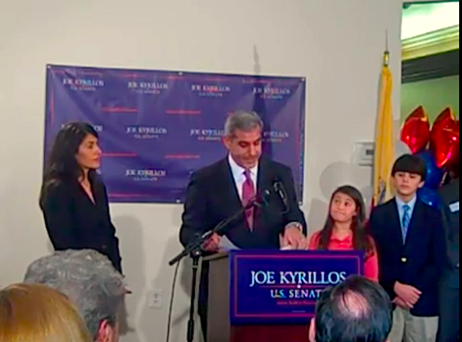 VIDEO: Kyrillos Family Takes U.S. Senate Campaign Launch to South Jersey