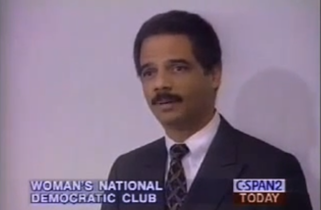 VIDEO: Eric Holder Advocated Anti-Gun Brainwashing in 1995
