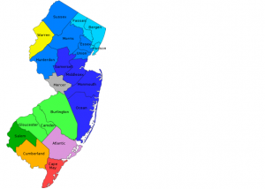 New Jersey Counties Map (slider)