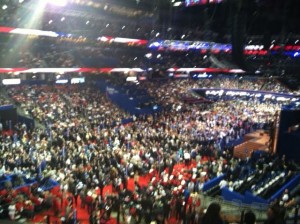 Photo of the RNC Floor from Save Jersey Contributor Susanne Contributor