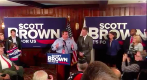 Christie stumps for Scott Brown ahead of Election 2012