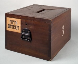 Wooden Ballot Box