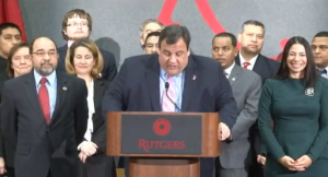 Christie Rutgers Appointment