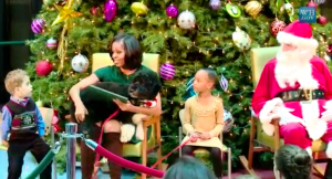 Michelle Obama at Christmas