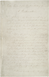 Emancipation Proclamation - Page 1