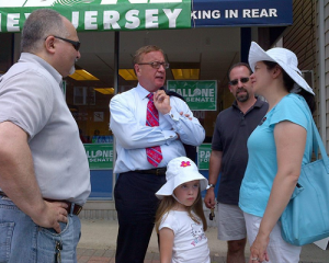 Lonegan with supporters