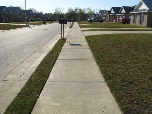 Suburban Sidewalk