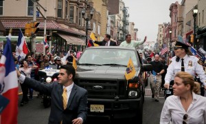 Christie and Stack at Hispanic Day Parade