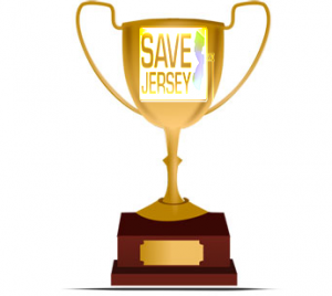 save jersey award trophy