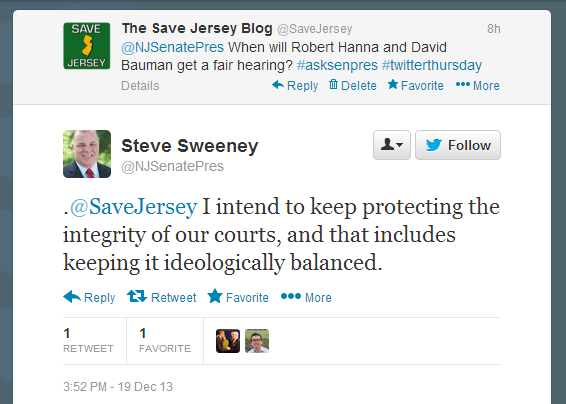 Sweeney Tweet to Save Jersey