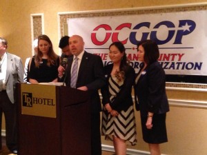 Tom MacArthur at the Ocean County Convention