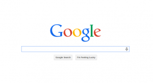 google logo landing page