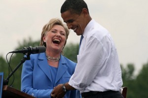 Hillary and Obama