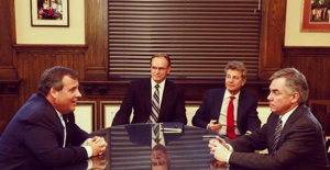 Gov. Christie meets with the Premier of Alberta, Jim Prentice, in Calgary.