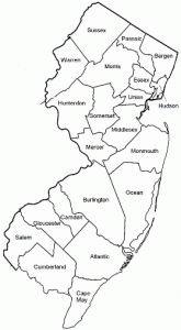 new jersey county map