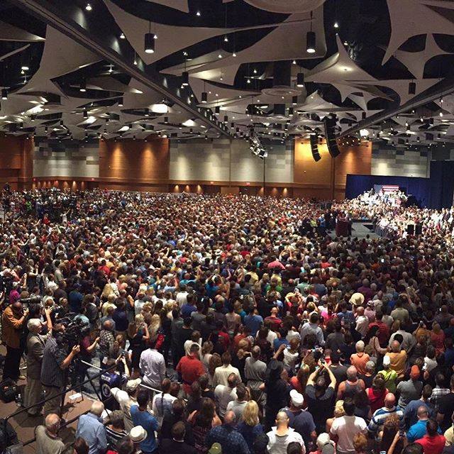 15,000 participants at Donald Trump's 7/11/15 rally in Phoenix, Arizona (via campaign)
