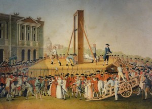 French guillotine Marie Antoinette - 7-14-15