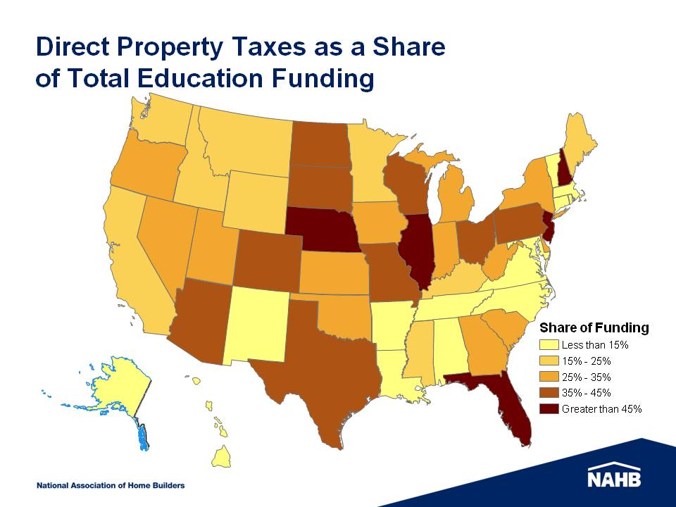 property taxes map