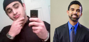 The "challenged" Omar Mateen (left) and Peter Jacob (right)