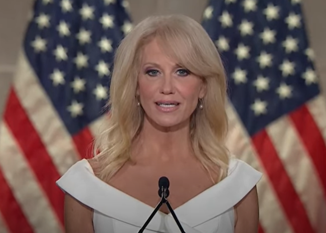 Trump fumes over Conway memoir, tell ex-advisor to “go back to her crazy husband”