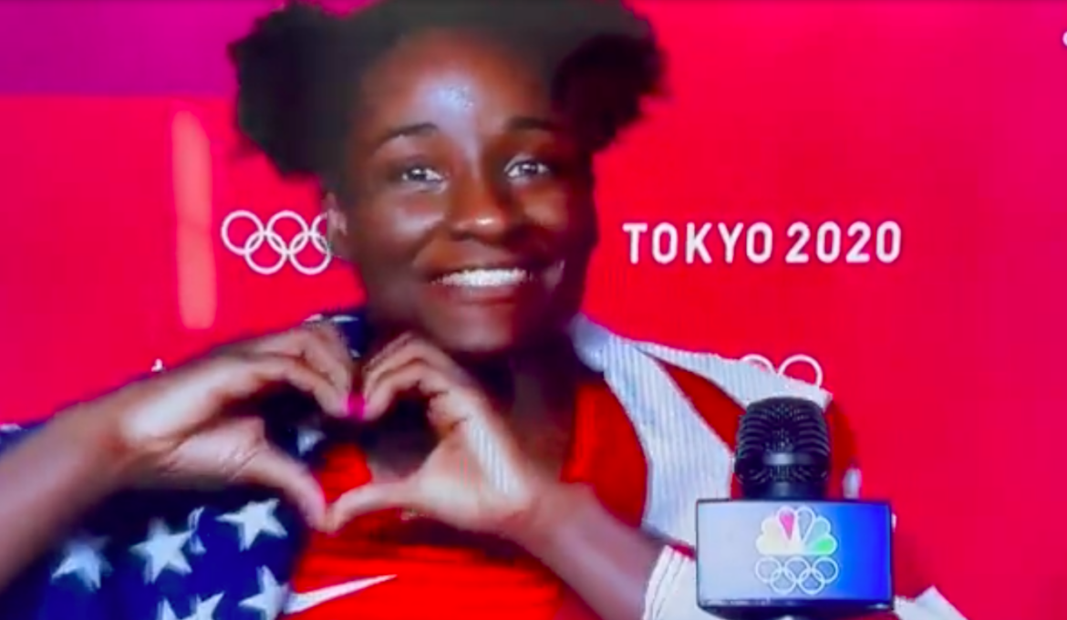 REAL SPIRIT: Olympic athlete praises God, USA after winning gold