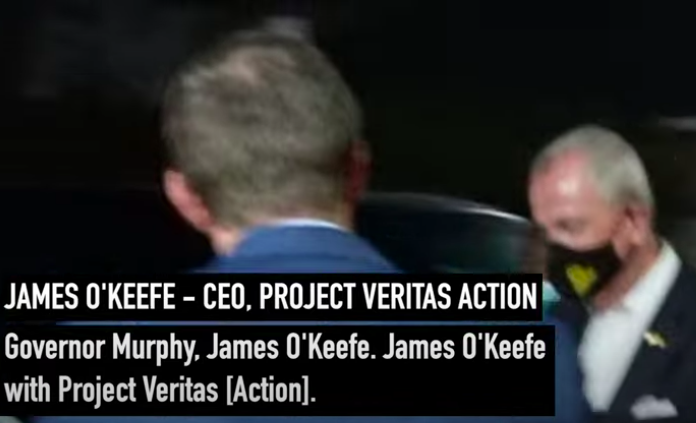 VIDEO: James O’Keefe confronts Governor Murphy