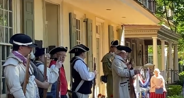 VIDEO: The Declaration proclaimed from the steps of Indian King Tavern