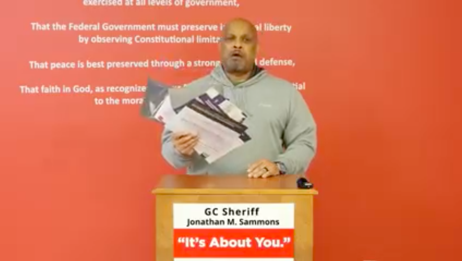Black Gloucester GOP Sheriff, long-abused by Democrats, discredits claims of Republican racism