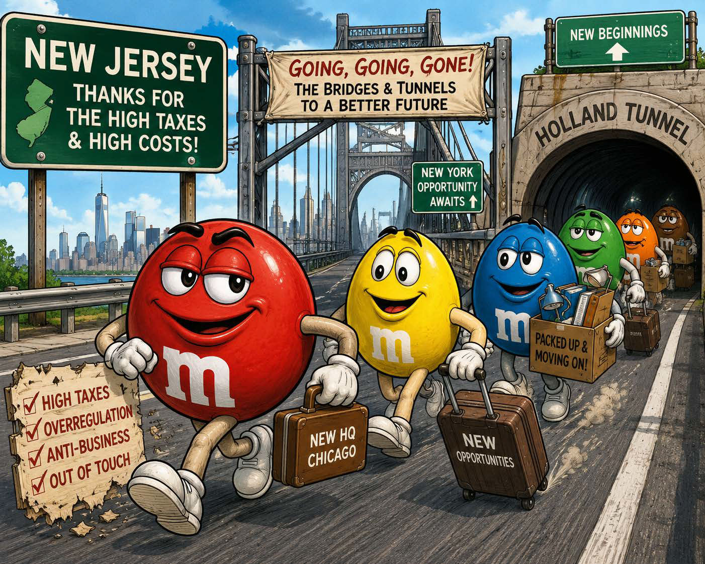THE SHERRILL EFFECT: Mars Wrigley Bolts N.J. for Chicago, Will Terminate 307 Newark Jobs