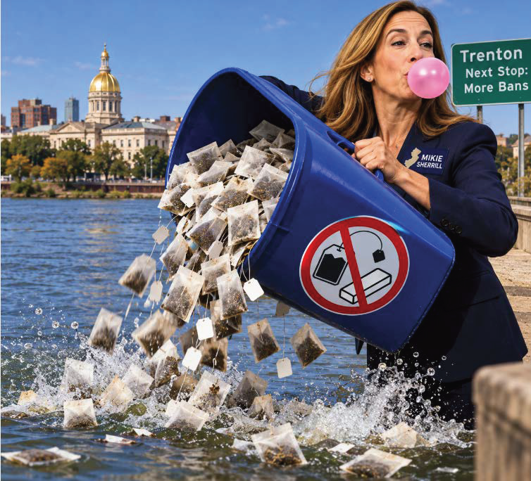 Trenton's latest ban targets chewing gum and tea bags while New Jerseyans struggle to pay their bills